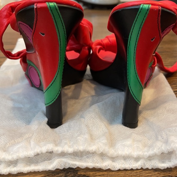 Pancaldi wedges sandals size 39 - Picture 4 of 6